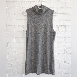 NWT White House | Black Market Gray Turtleneck Mini Size L